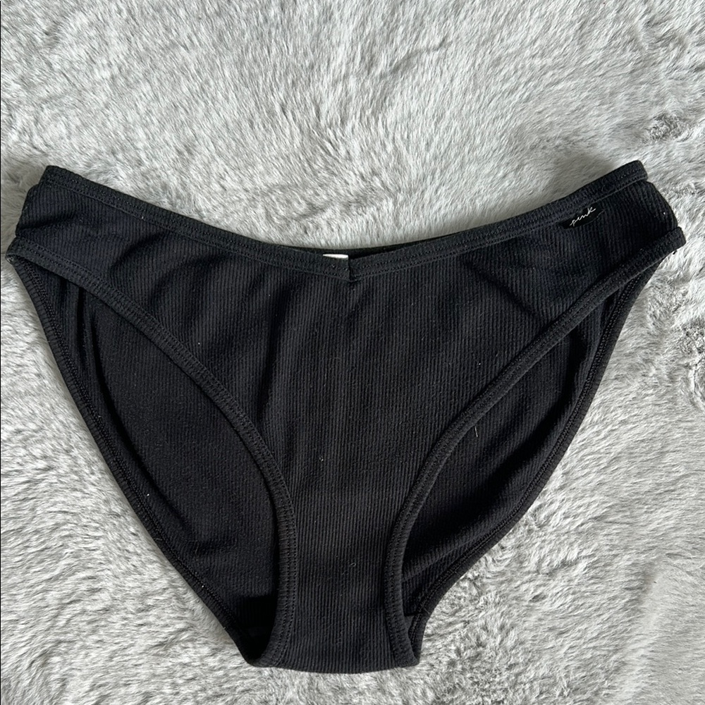 PINK Victoria's Secret Ribbed Bikini Fit Panty L